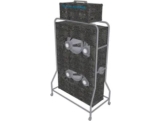 Vox Guitar Amp 3D Model preview