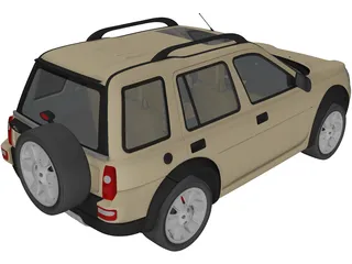 Land Rover Freelander Td4 (2004) 3D Model preview
