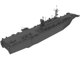 Aircraft Carrier 3D Model preview
