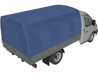 GAZ 3302 3D Model preview