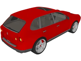 Ferrari SUV Concept 3D Model preview