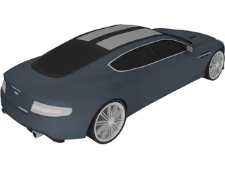 Aston Martin Rapide (2010) 3D Model preview