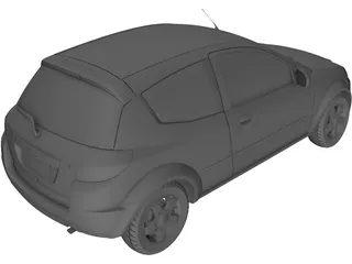 Ford Ka (2008) 3D Model preview