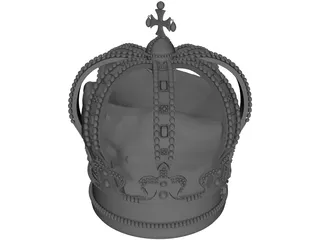 Russian Crown 3D Model preview