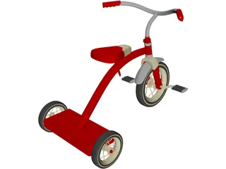Tricycle 3D Model preview
