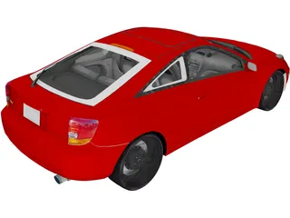 Toyota Celica 3D Model preview