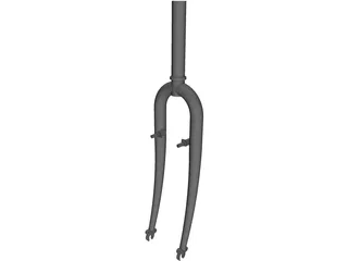 Bicycle Front Fork 3D Model preview