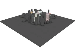 New York City Block 3D Model preview
