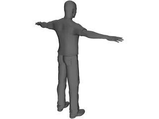 Man 3D Model preview