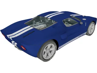 Ford GT40 3D Model preview