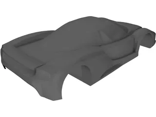 Ferrarri Enzo Body 3D Model preview