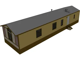 Home Mobile 16 Wide 3D Model preview