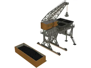 Crane 3D Model preview