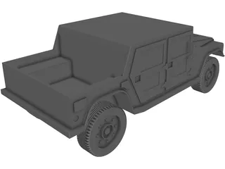 Hummer H1 3D Model preview