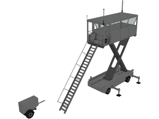 Mobile Air Traffic Control 3D Model preview
