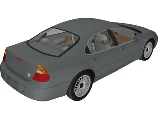 Chrysler 300M [+Interior] (1999) 3D Model preview