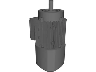 Electric Motor 3D Model preview