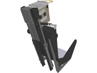 Martin Baker Mk2 Ejection Seat 3D Model preview
