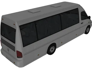 Mercedes-Benz Microbus 3D Model preview