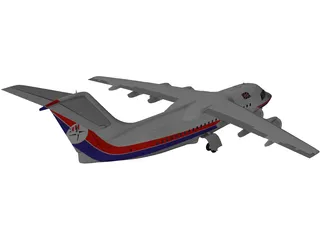 British Aerospace BAe 146 Statesman 3D Model preview