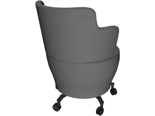 Tarn Orangebox Chair 3D Model preview