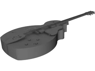 Guitar 3D Model preview