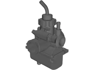 Carburetor Yamaha DT LC 3D Model preview