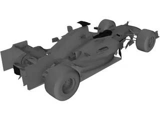 McLaren MP4-20 F1 3D Model preview
