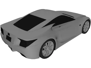 Lexus LFA 3D Model preview