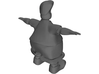 Fatty Boy 3D Model preview