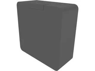 Desk Clock 3D Model preview