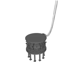 Atom Accelerator Machine 3D Model preview