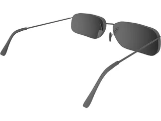 Carbon Glasses 3D Model preview