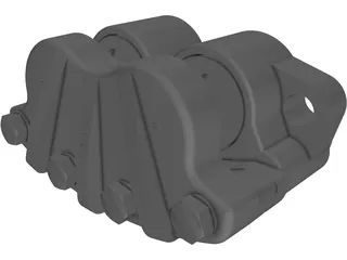 Disc Brakes Caliper 3D Model preview