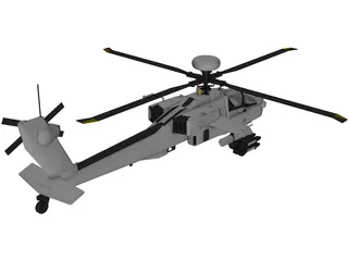 Hubschrauber 3D Model preview