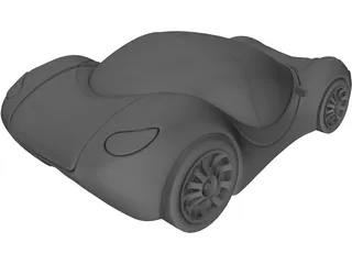 Venus concept car 3D Model preview