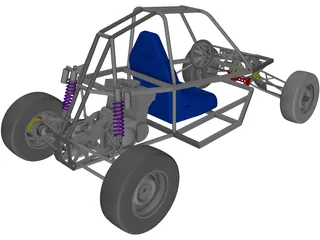 Buggy Off-road 3D Model preview