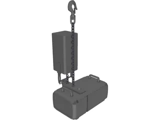C.O.W. Chainhoist 1000kgs 3D Model preview