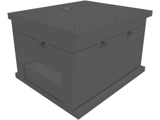 Aluminium Injection Mold 3D Model preview