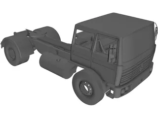 Renault Truck 3D Model preview