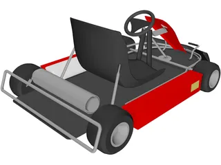 Kart 3D Model preview