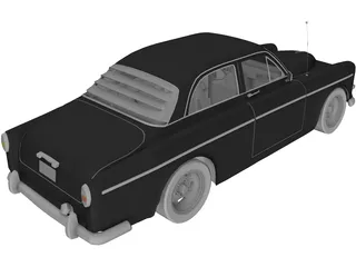 Volvo Amazon (1968) 3D Model preview