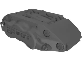 Brake Caliper CP7040 AP Racing 3D Model preview