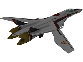 VF-25F 3D Model preview
