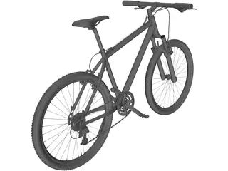 Mountain Bike 3D Model preview