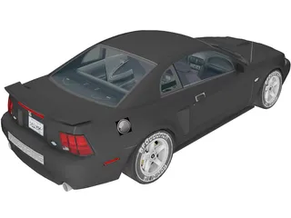 Ford Mustang GT (2000) 3D Model preview