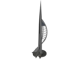 Spinnaker Tower 3D Model preview