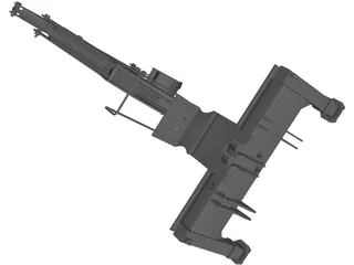Back Hoe 3D Model preview