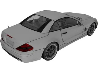Mercedes-Benz SL65 AMG 3D Model preview