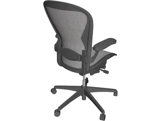 Herman Miller Aeron Chair 3D Model preview